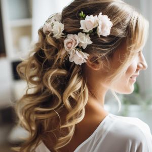Acconciature da sposa per capelli naturali: Idee eleganti e alla moda
